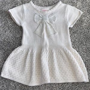 4T cream & gold dress